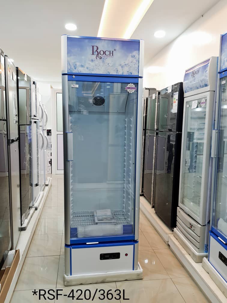 Réfrigérateur vitré roch 363 litres