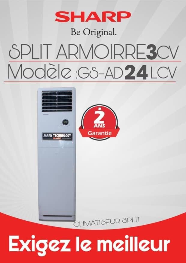 climatiseurs armoire SHARP 3 à 5 cv